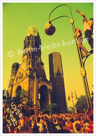 Postkarte GS-125 / Berlin - Love Parade
