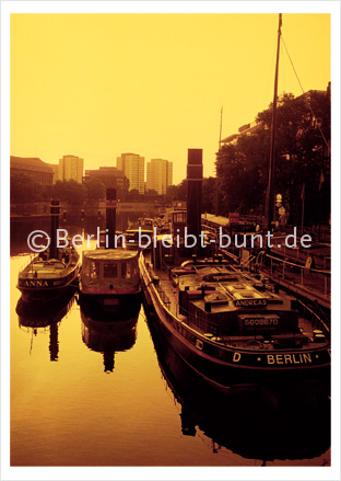 Postkarte GS-195 / Berlin - Spree River