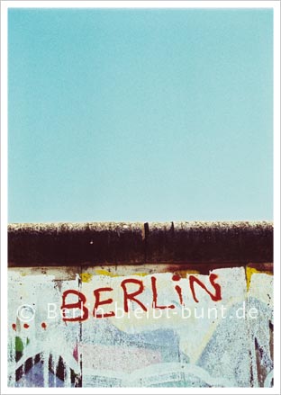 Postcard GS- 226 / Berlin - The Berlin Wall