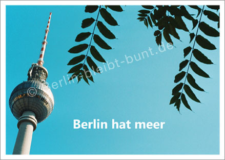 Postkarte GS-251 /Berlin-Berlin hat meer