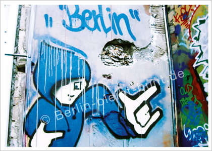 postcard GS - 294 / Berlin - Graffity