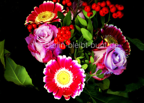 Blumen Postkarte B-012 / Gracias a la vida