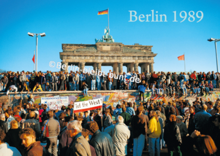 Postkarte GS - 349 / Berlin - Mauerfall 1989