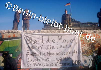Postkarte GS-361 / Berlin - Mauerfall 1989